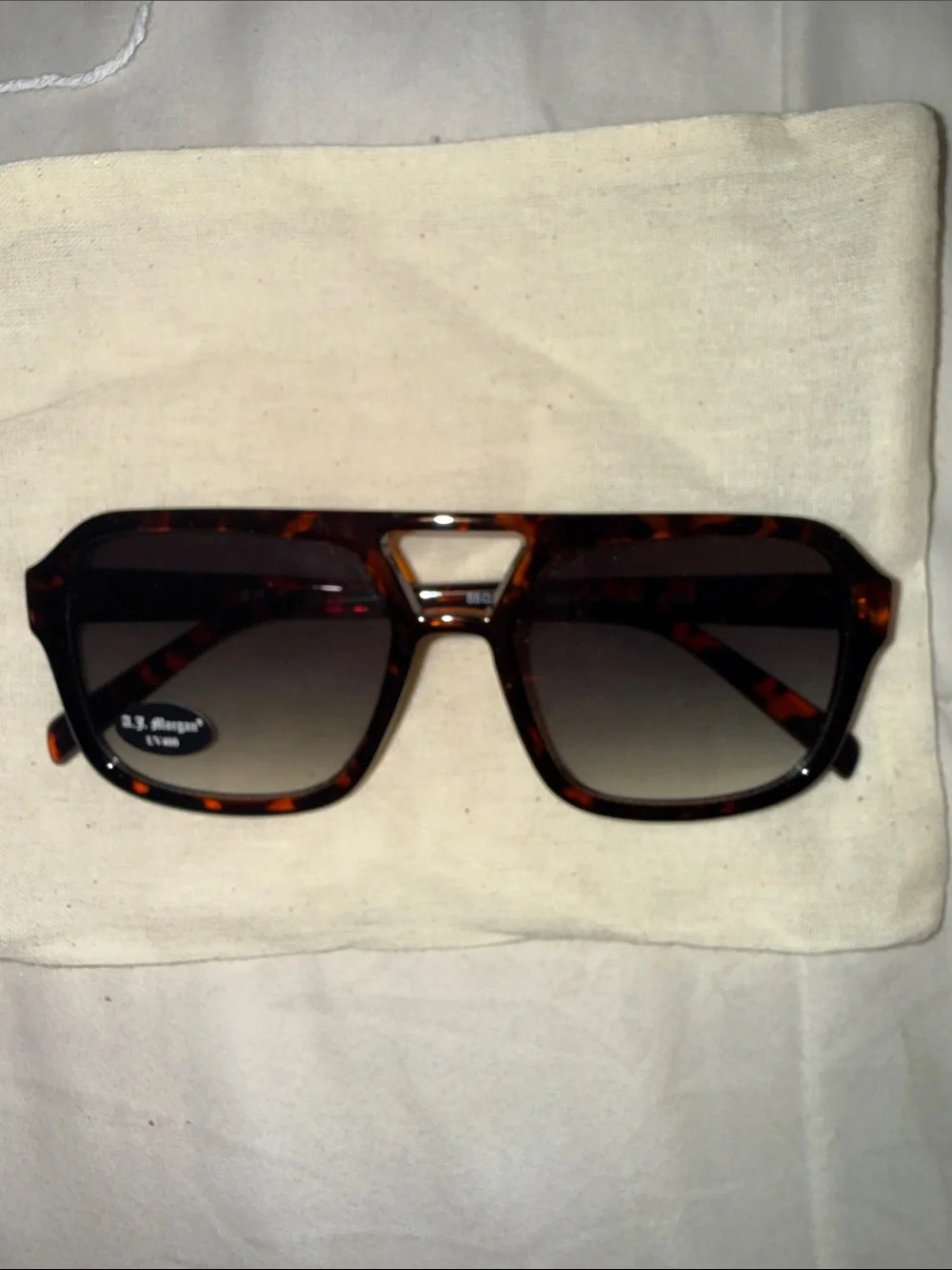 Tortoiseshell Men's Sunglasses - Brown Gradient Lens